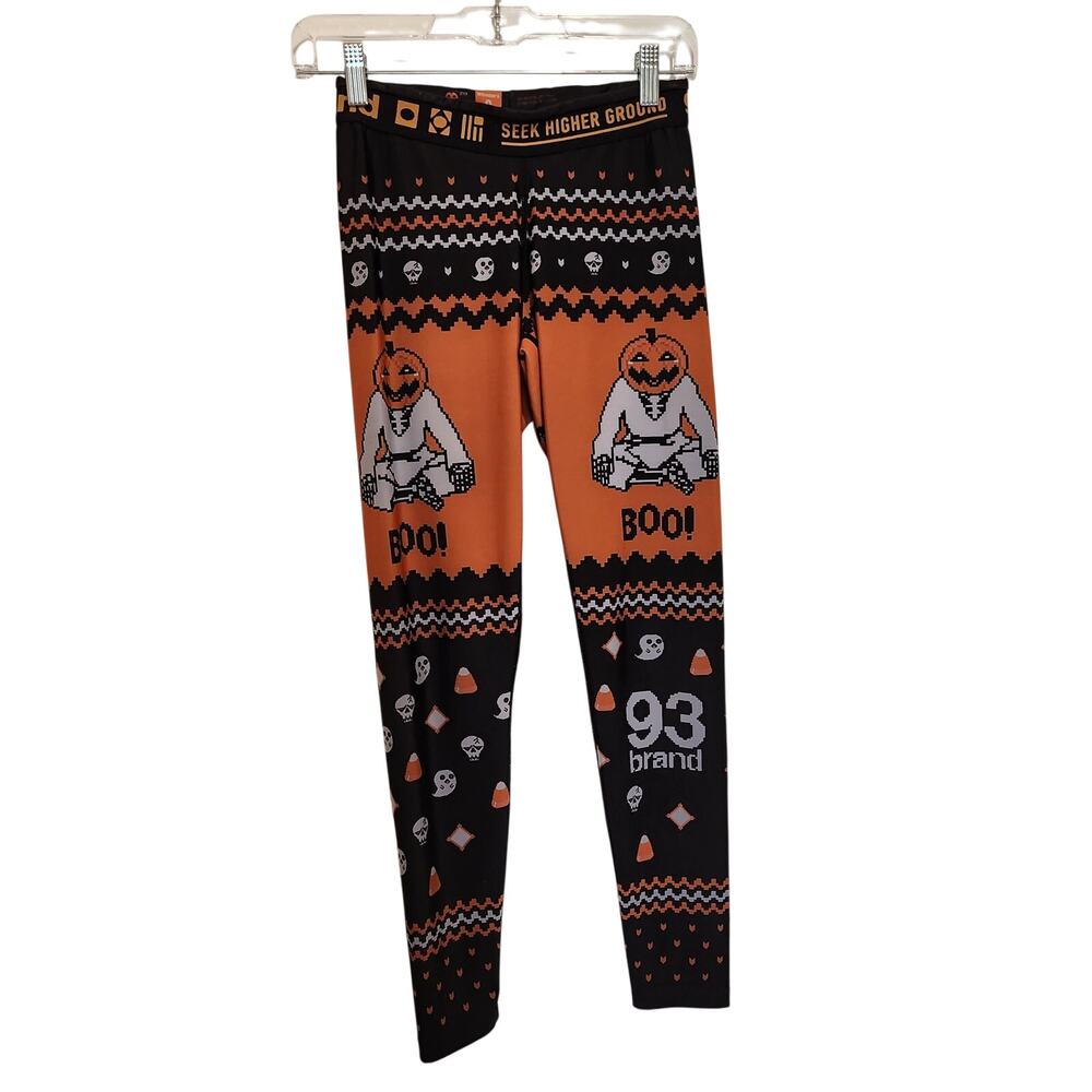 93 Brand Limited Edition Halloween Jiu Jitsu Grappling Spats Rashguard Small